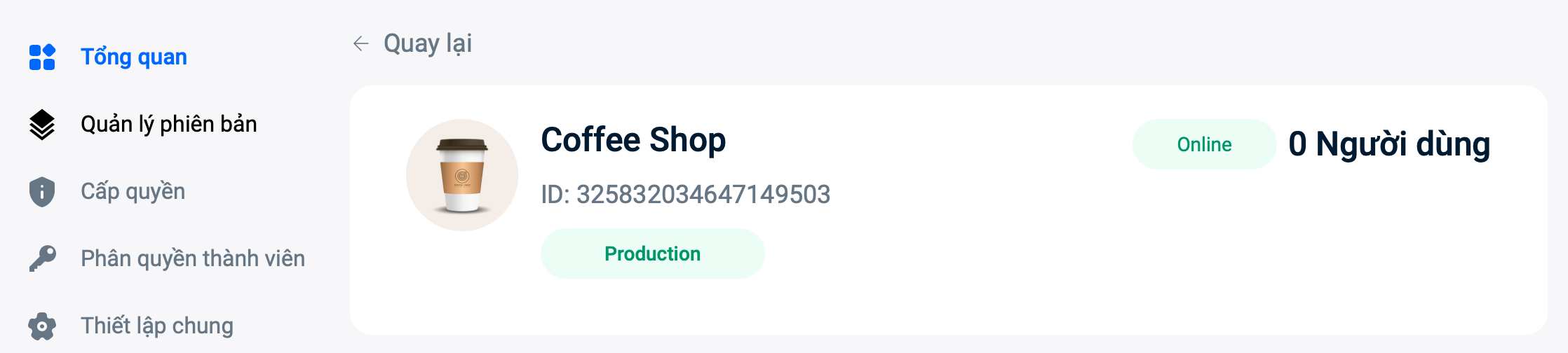 Zalo Mini App ID