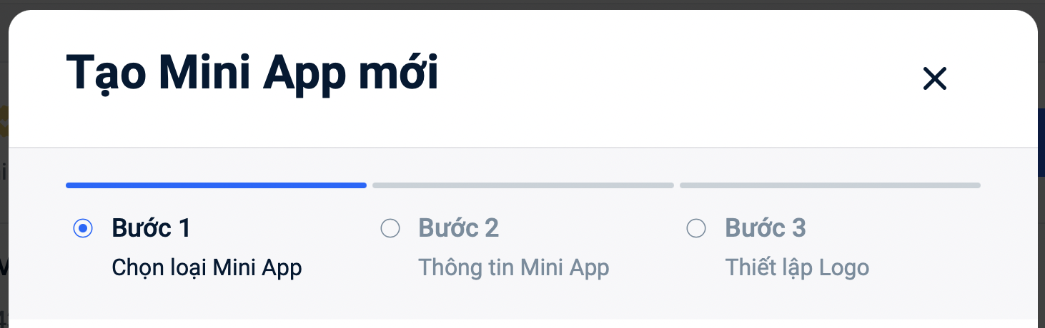 create zalo mini app