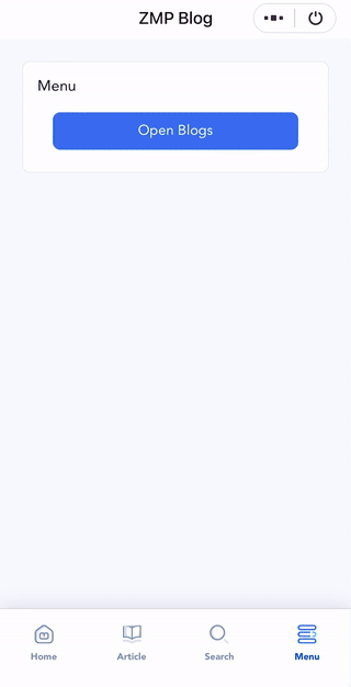 Mở trang tại View cụ thể